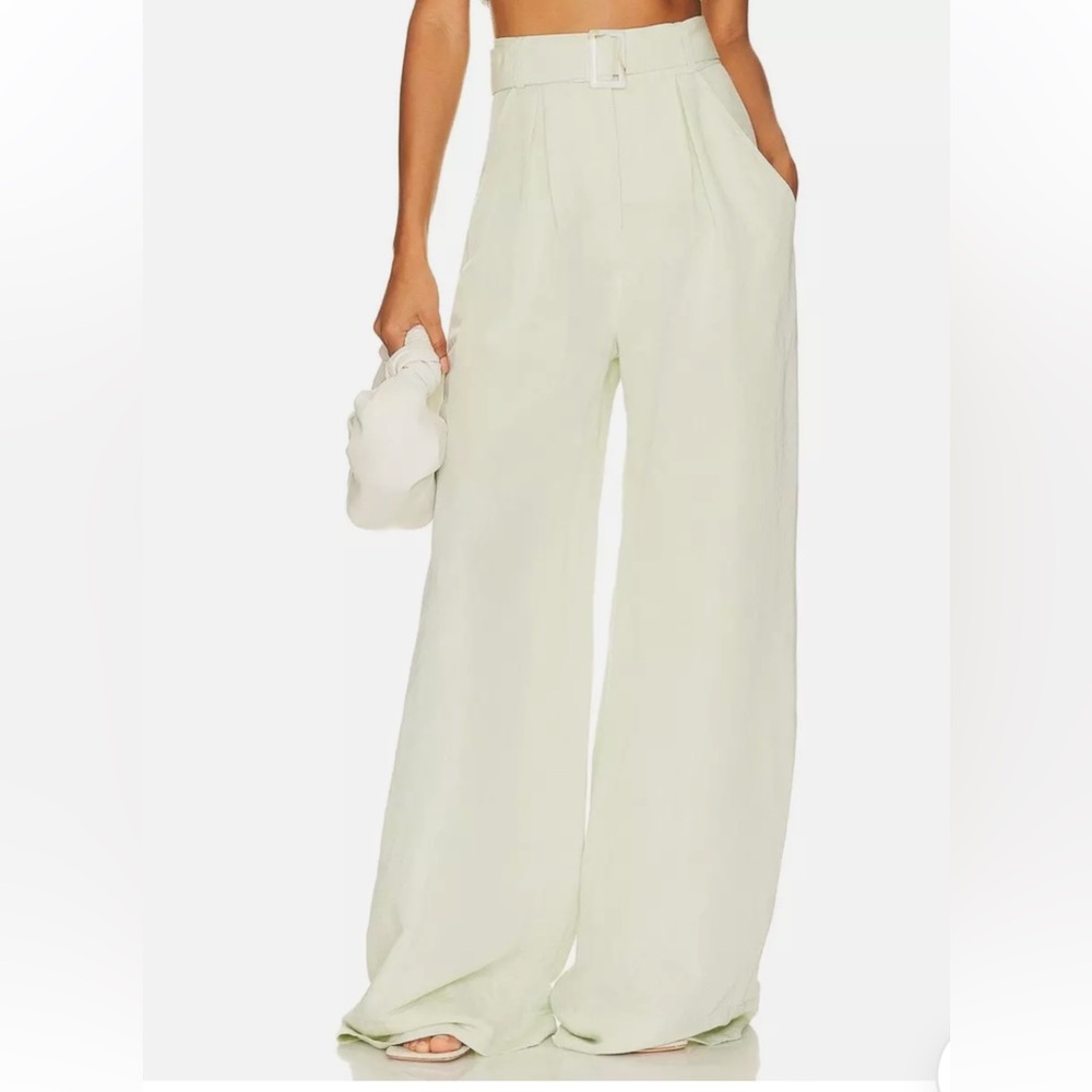 Matthew Bruch Wide Leg Linen Pants